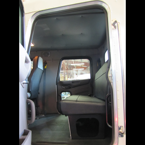 Back seat of crew cab